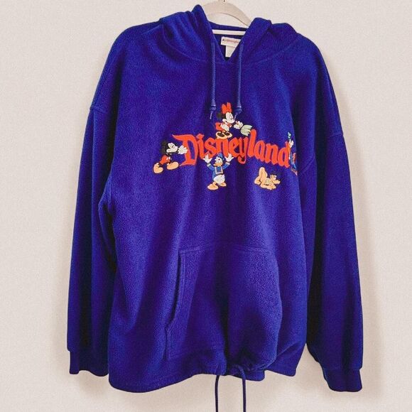 Disney Tops - Vintage Disneyland Character Hoodie – Y2K Cartoon Core Fleece (unisex / Large)